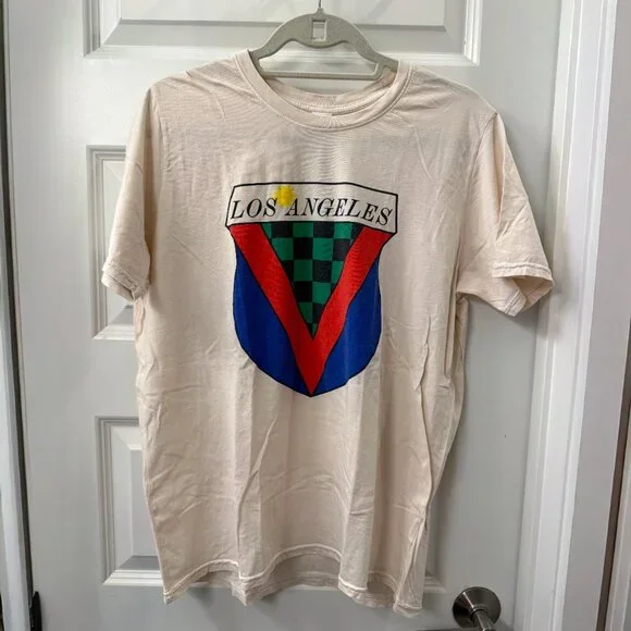 NWT Clare V short sleeve Los Angeles T-Shirt Medium - Picture 3 of 4